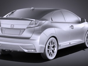 Honda Civic Sport 2016 vray 3Dモデル