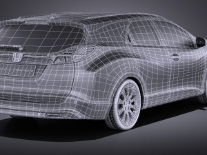 Honda Civic Tourer 2015 vray 3D Модель