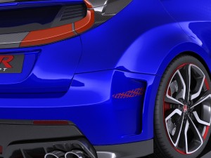 Honda Civic Type R Concept 2015 vray 3D Модель