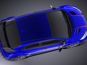 Honda Civic Type R Concept 2015 vray 3D Модель