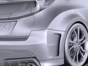 Honda Civic Type R Concept 2015 vray 3D Model