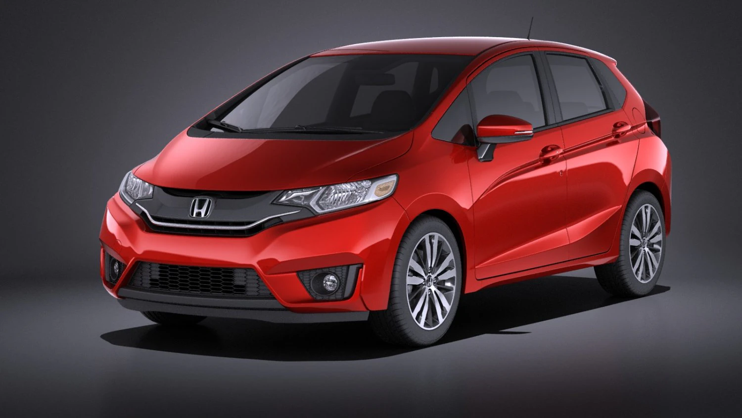 Honda Fit 2017 vray 3D Model .c4d .max .obj .3ds .fbx .stl .blend