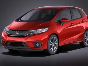 Honda Fit 2017 vray Modèle 3D