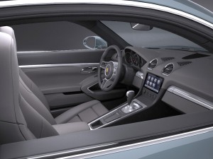 Porsche 718 Cayman 2017 3D 模型