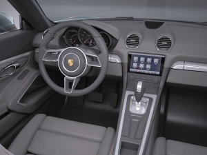 Porsche 718 Cayman 2017 3D 模型