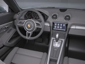 Porsche 718 Cayman 2017 3D Model
