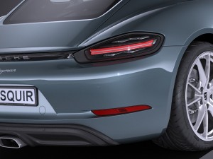 Porsche 718 Cayman 2017 3D 模型