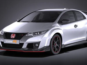 होंडा सिविक टाइप आर 2016 वेरे 3D मॉडल