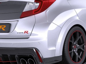 Honda Civic Type R 2016 vray 3D मॉडल