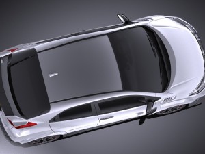 Honda Civic Type R 2016 vray 3D मॉडल