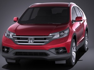 Honda CR-V 2015 vray Modello 3D