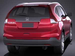 Honda CR-V 2015 vray Modello 3D