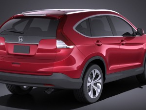 Honda CR-V 2015 vray Modello 3D