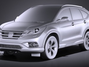 Honda CR-V 2015 vray Modello 3D