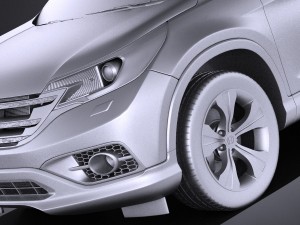 Honda CR-V 2015 vray Modello 3D