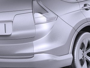 Honda CR-V 2015 vray Modello 3D