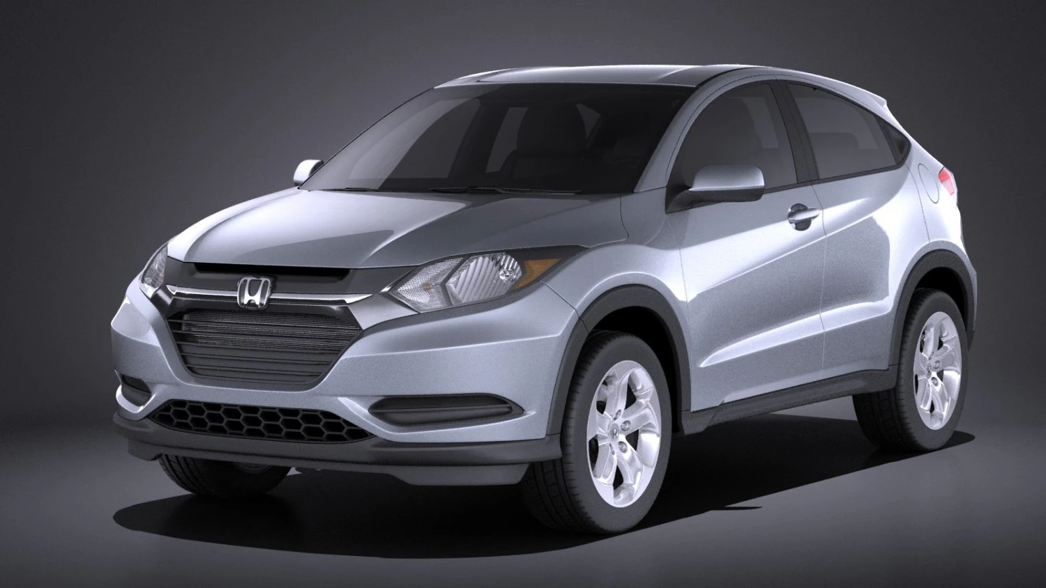 Honda HR-V 2016 vray 3D Model .c4d .max .obj .3ds .fbx .stl .blend 