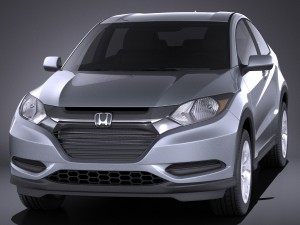 Honda HR-V 2016 vray Modelo 3D