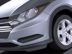 Honda HR-V 2016 vray Modelo 3D