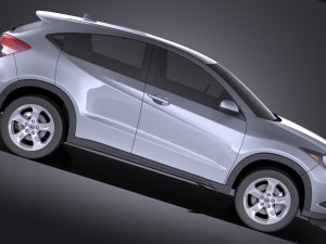 Honda HR-V 2016 vray Modelo 3D