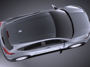 Honda HR-V 2016 vray Modelo 3D
