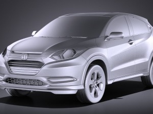 Honda HR-V 2016 vray Modelo 3D