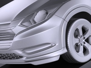 Honda HR-V 2016 vray Modelo 3D