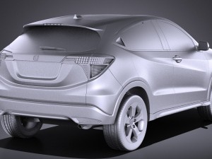 Honda HR-V 2016 vray Modelo 3D