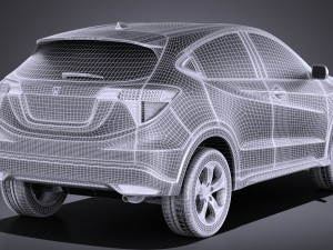 Honda HR-V 2016 vray Modelo 3D