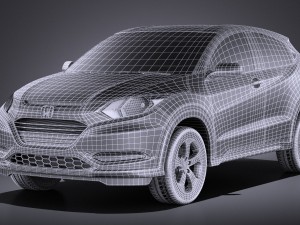 Honda HR-V 2016 vray Modelo 3D