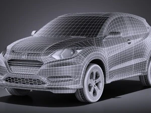 Honda HR-V 2016 vray 3D Model