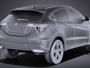 Honda HR-V EU 2016 vray 3Dモデル