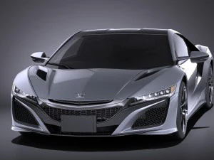 Honda NSX 2017 vray 3D Model