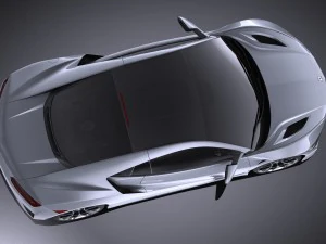 Honda NSX 2017 vray 3D Model
