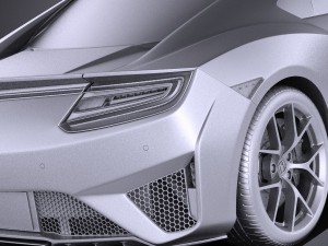 Honda NSX 2017 vray Modelo 3D