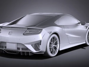 Honda NSX 2017 vray 3D Model