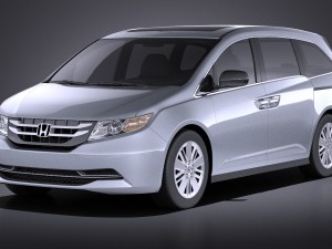 Honda Odyssey 2016 vray 3D Model