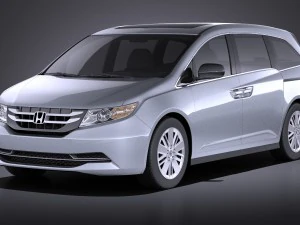Honda Odyssey 2016 vray Modelo 3D