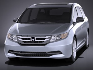 Honda Odyssey 2016 vray 3Dモデル