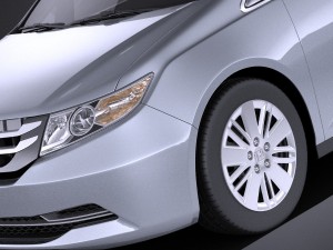 Honda Odyssey 2016 vray 3Dモデル