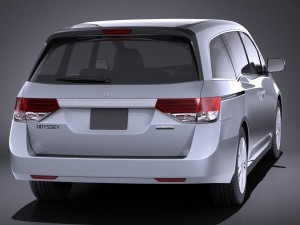 Honda Odyssey 2016 vray 3Dモデル