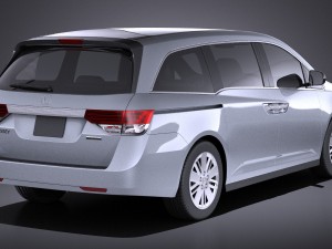 Honda Odyssey 2016 vray 3Dモデル
