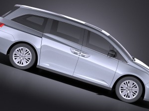 Honda Odyssey 2016 vray 3Dモデル