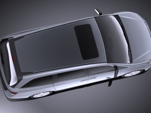 Honda Odyssey 2016 vray 3Dモデル