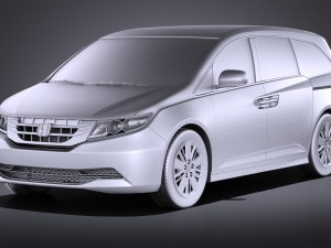 Honda Odyssey 2016 vray 3Dモデル