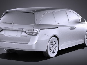 Honda Odyssey 2016 vray 3Dモデル