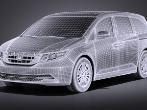 Honda Odyssey 2016 vray 3Dモデル