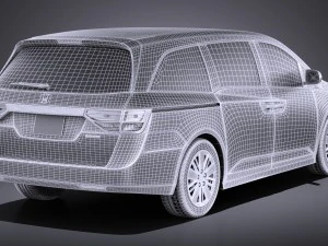 Honda Odyssey 2016 vray 3D Model