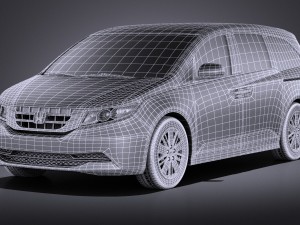Honda Odyssey 2016 vray 3Dモデル