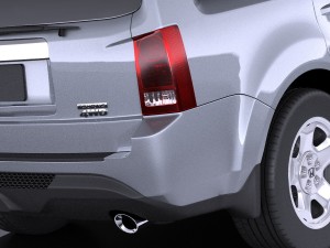 Honda Pilot 2014 vray Modello 3D